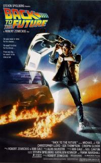 The poster for Back to the Future